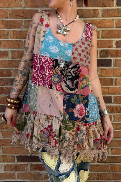 Night Garden Tank - ivyandlavyboutique Jaded Gypsy