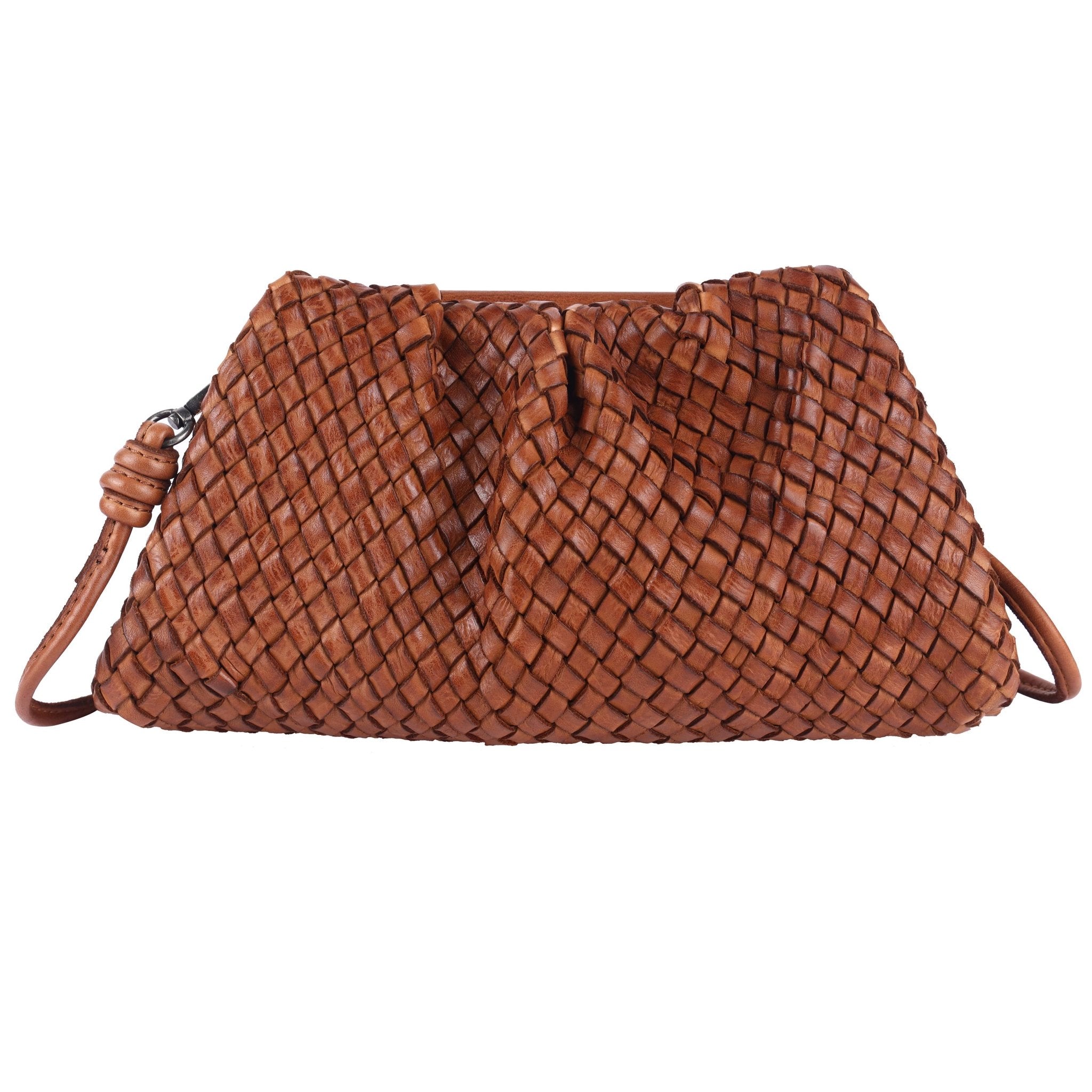 Noble Handcrafted Leather Crossbody Bags: Cognac - ivyandlavyboutique Latico Leathers