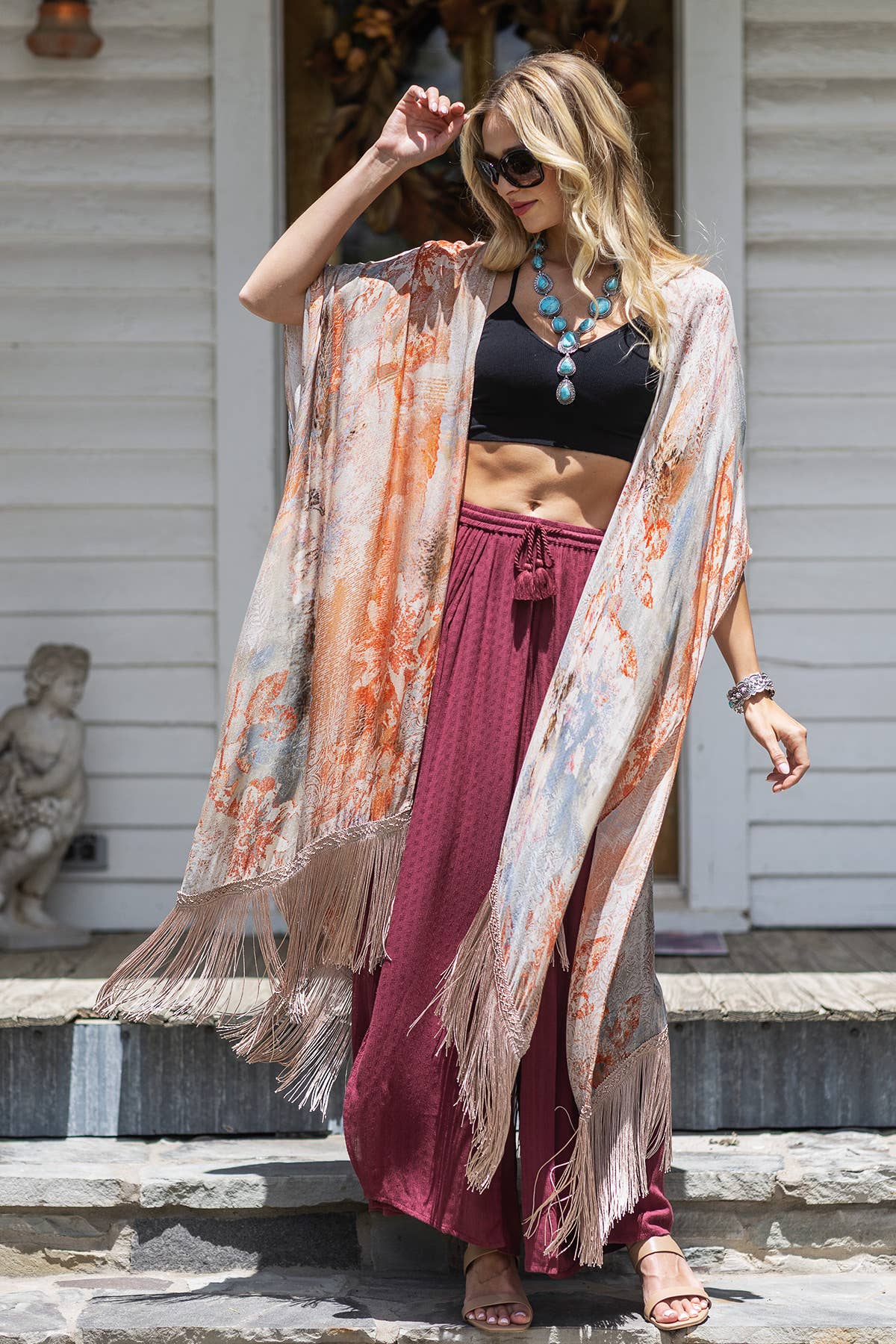 Nottingham Kimono - ivyandlavyboutique Urbanista