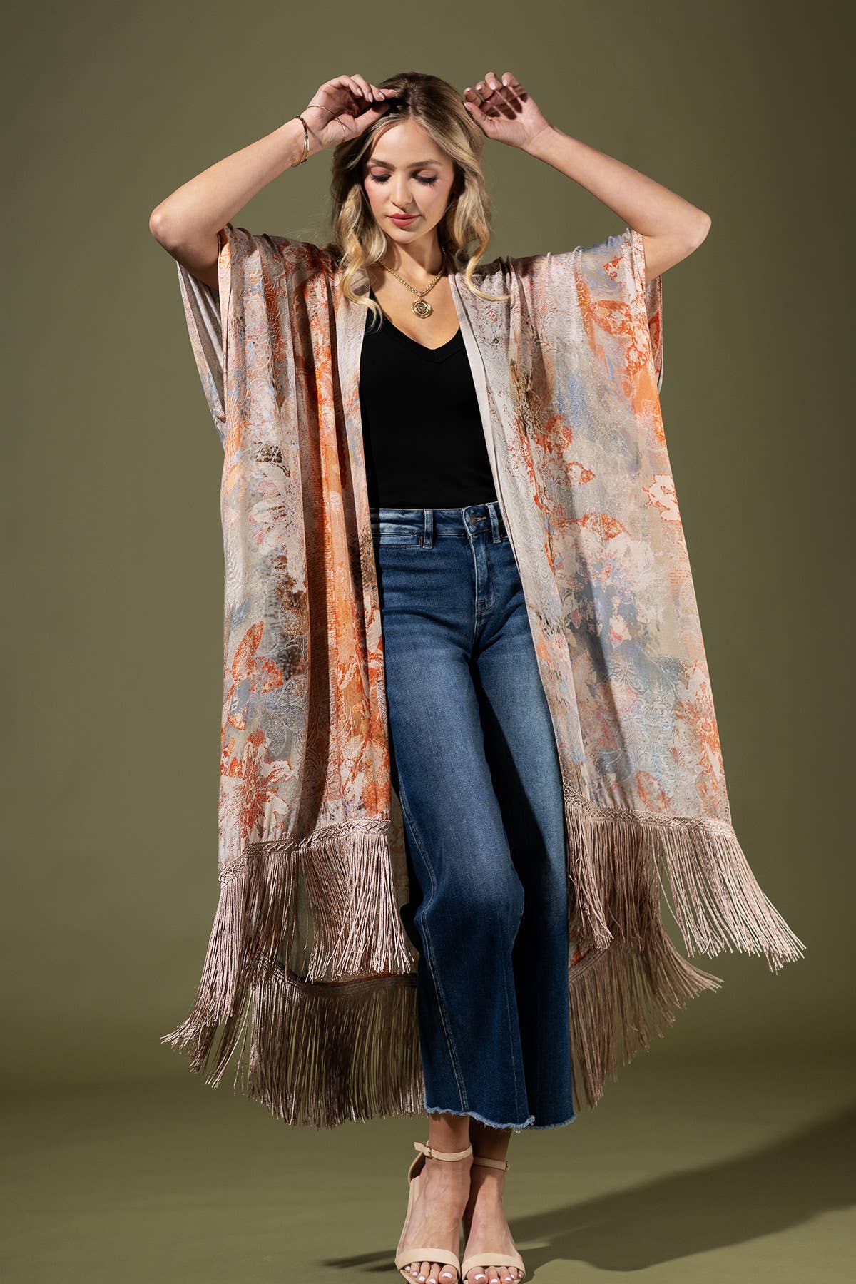 Nottingham Kimono - ivyandlavyboutique Urbanista