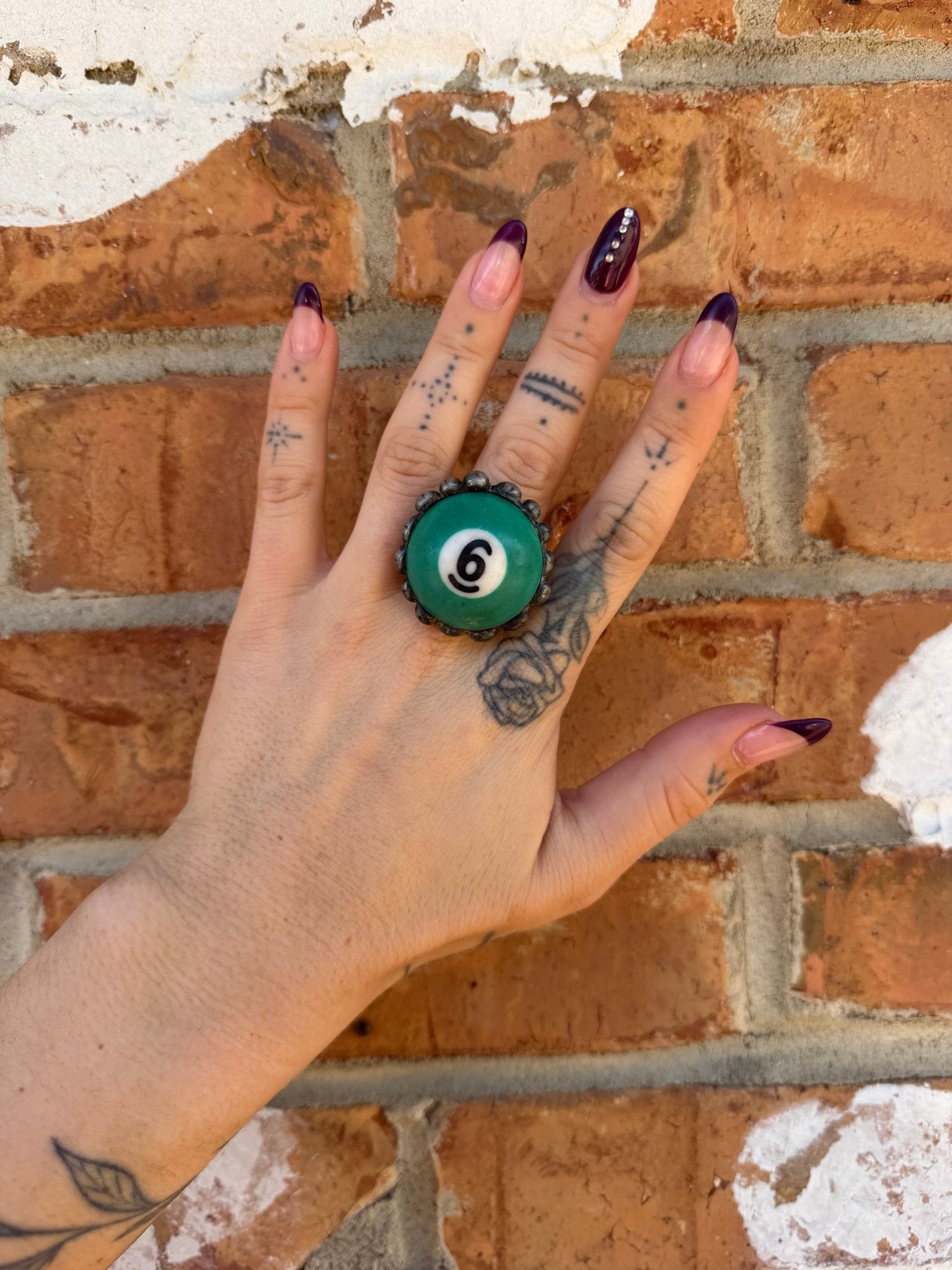 Number Ball Pool Ring - ivyandlavyboutique Art by Amy