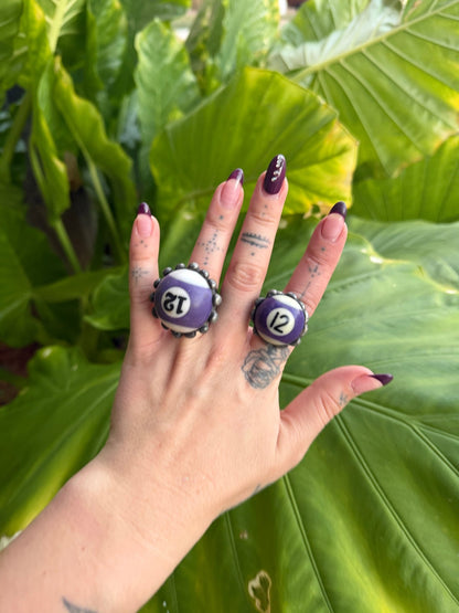 Number Ball Pool Ring - ivyandlavyboutique Art by Amy