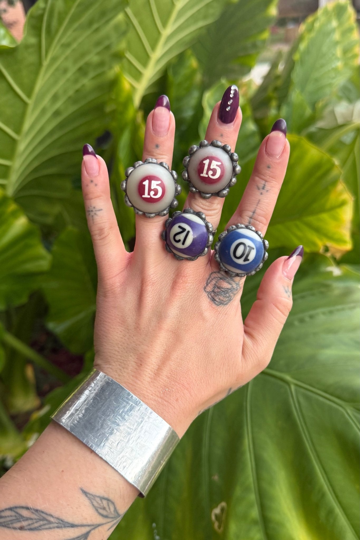 Number Ball Pool Ring - ivyandlavyboutique Art by Amy