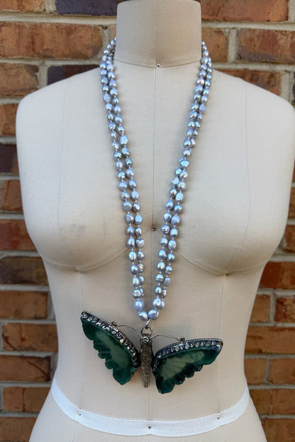 On a Whim Butterfly Necklace - ivyandlavyboutique ivyandlavyboutique