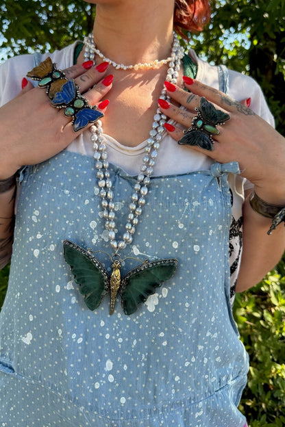 On a Whim Butterfly Necklace - ivyandlavyboutique ivyandlavyboutique
