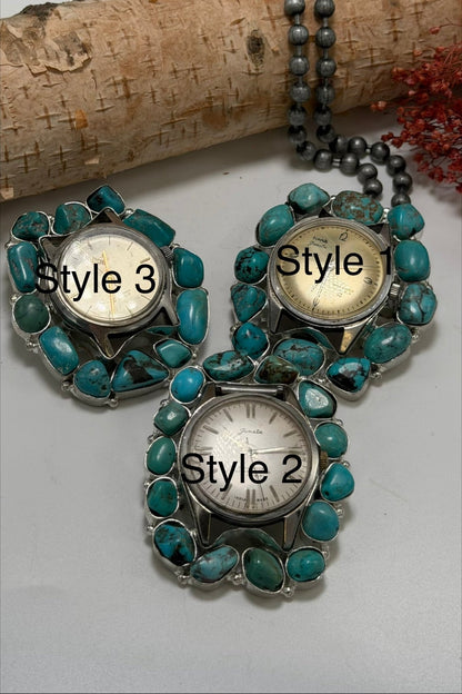 On the Clock Watch Necklace - Vintage Ball Chain - ivyandlavyboutique ivyandlavyboutique