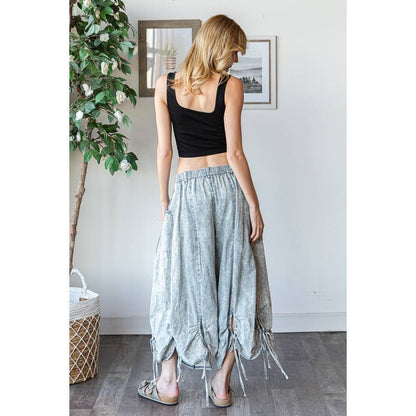 On the Run Cinched Capri Pants in Baby Blue - ivyandlavyboutique Oli&Hali