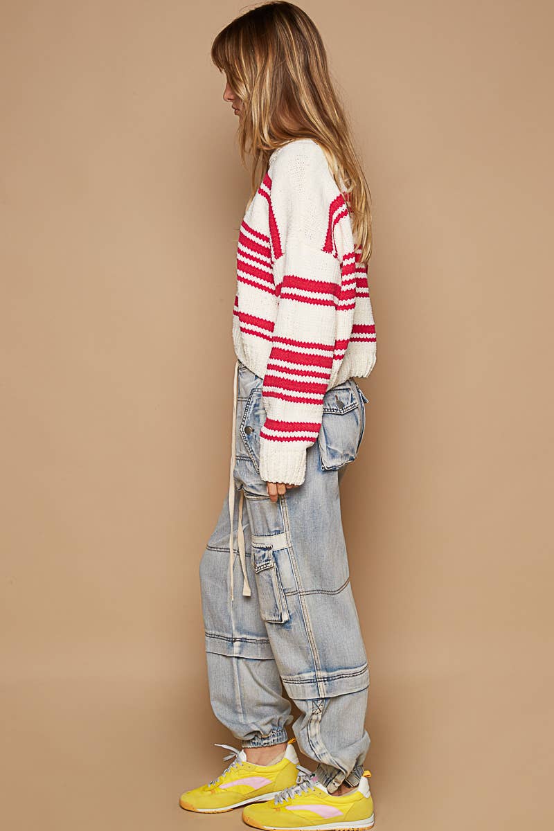 On the Run Zip Detail Jogger Pants - ivyandlavyboutique Pol Clothing