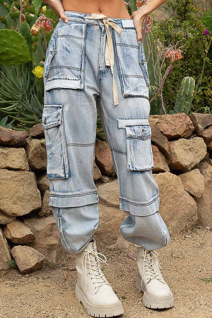 On the Run Zip Detail Jogger Pants - ivyandlavyboutique Pol Clothing