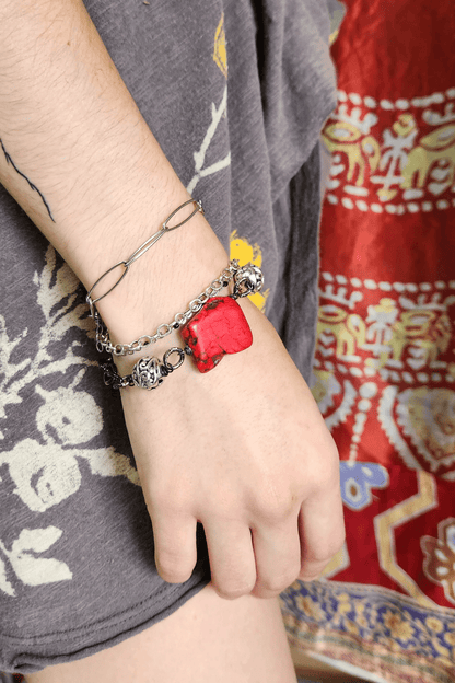 One of a Kind: Jasper Statement Bracelet - ivyandlavyboutique Spirit Lala