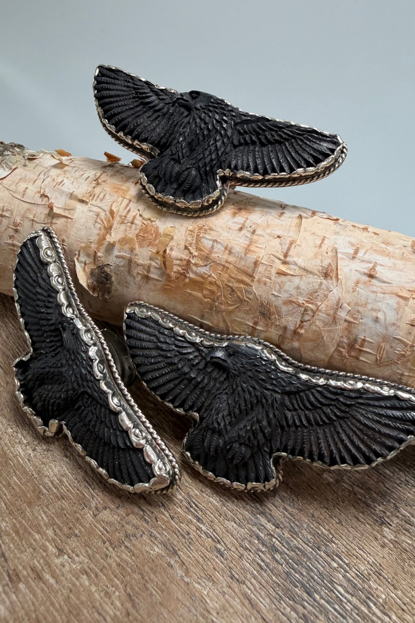 Onyx Soaring Eagle Ring - ivyandlavyboutique ivyandlavyboutique