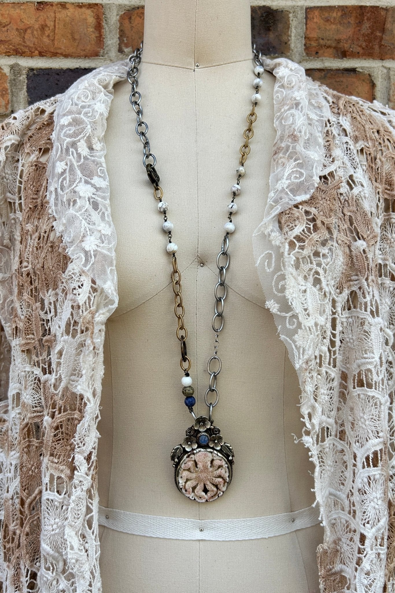 OOAK - 26 - Deep Seas Necklace - ivyandlavyboutique ivyandlavyboutique