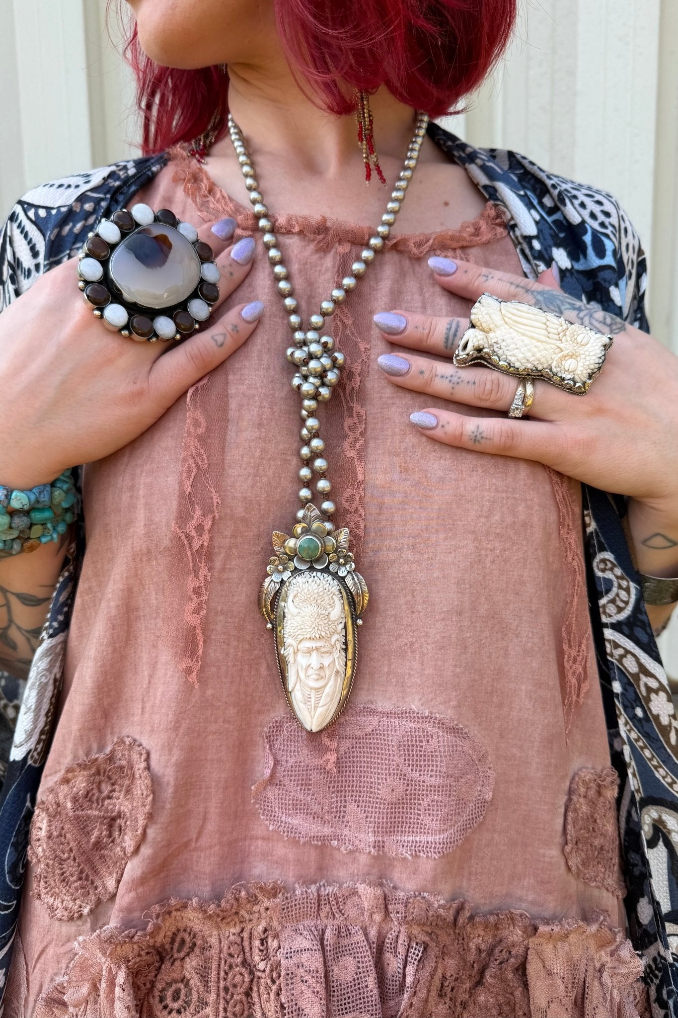 OOAK - 27 - Chief Necklace - ivyandlavyboutique ivyandlavyboutique