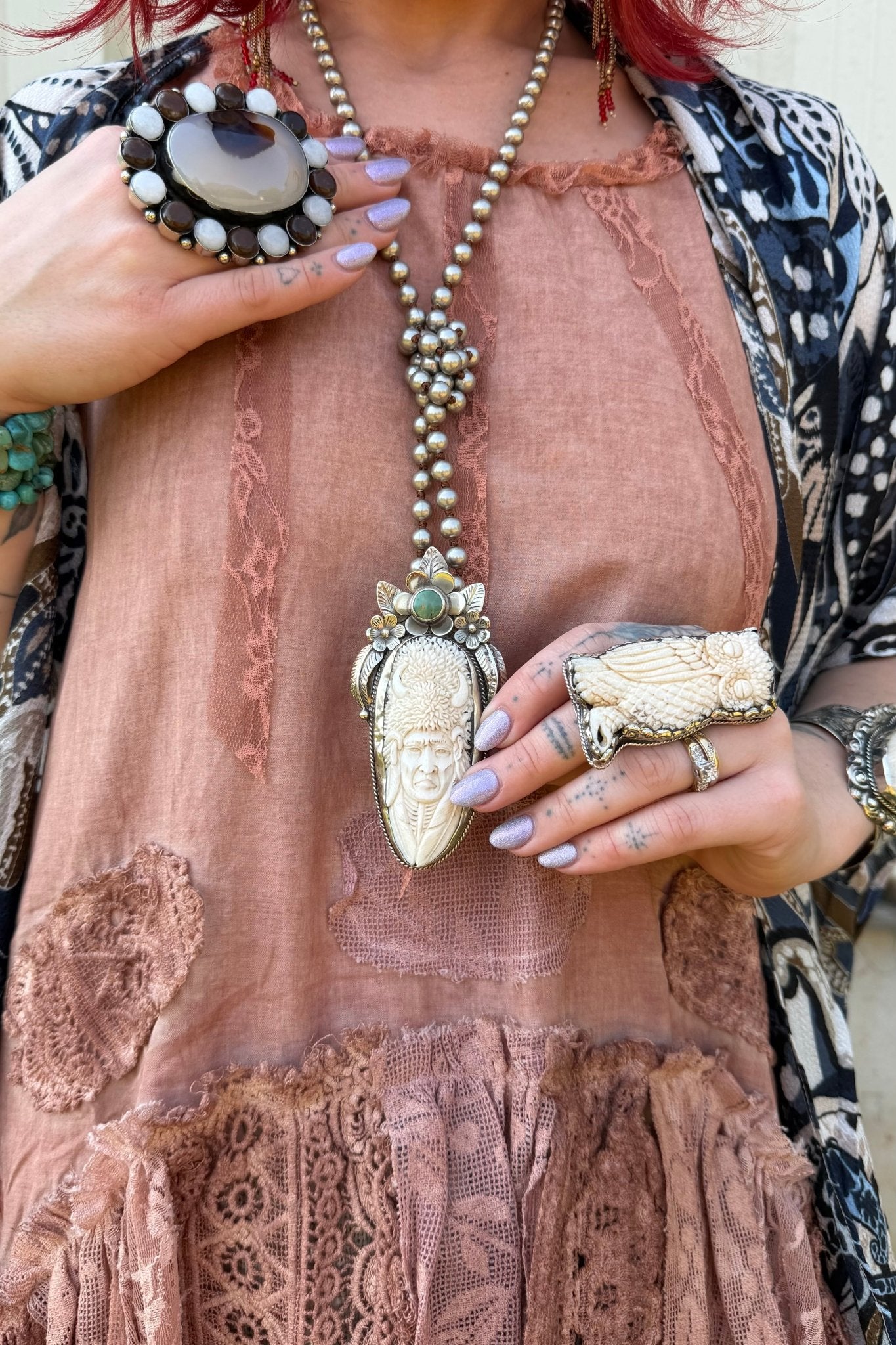 OOAK - 27 - Chief Necklace - ivyandlavyboutique ivyandlavyboutique