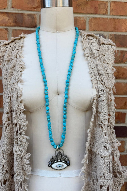 OOAK All Seeing Eye Necklace - ivyandlavyboutique ivyandlavyboutique