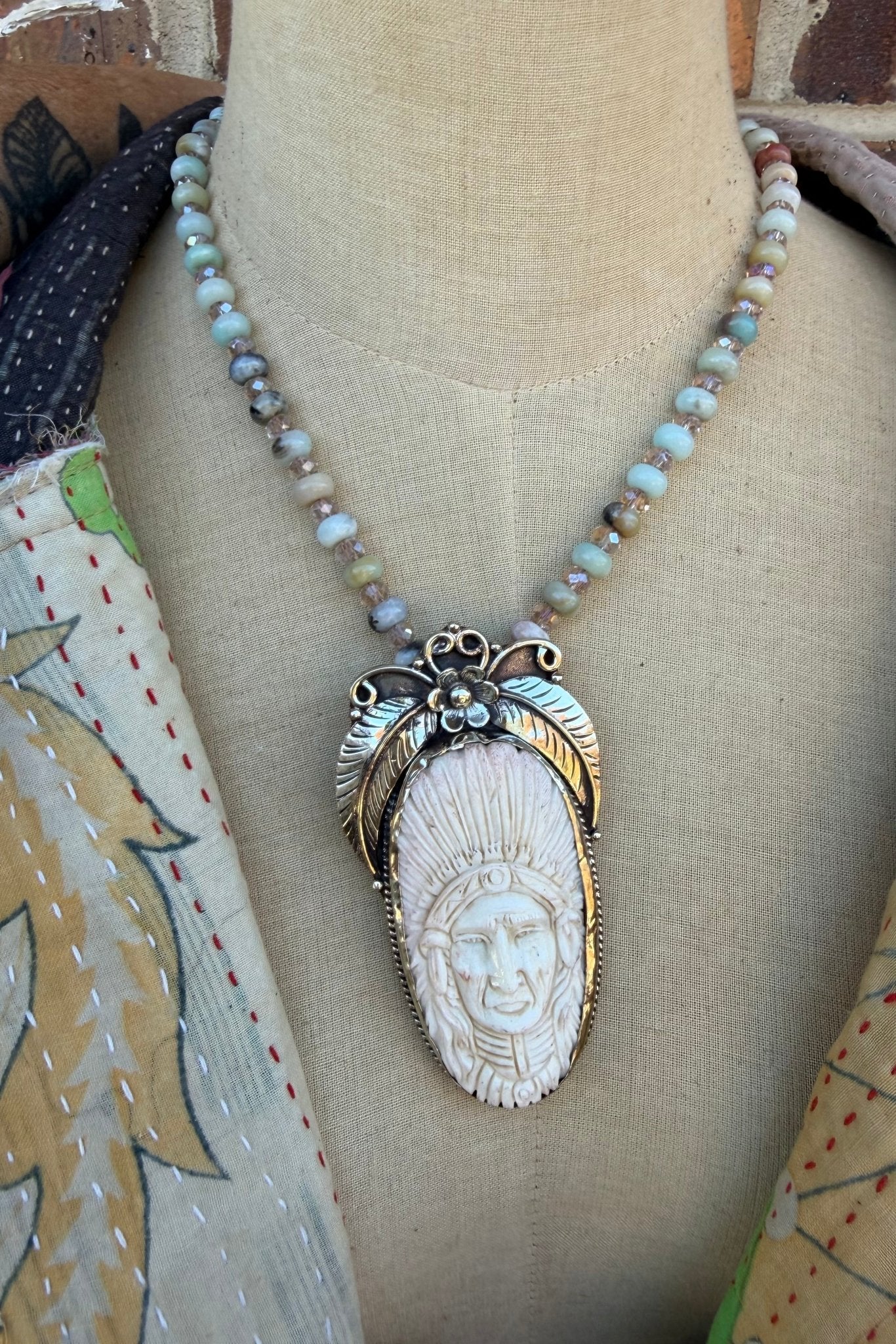 OOAK Big Chief Necklace - ivyandlavyboutique ivyandlavyboutique