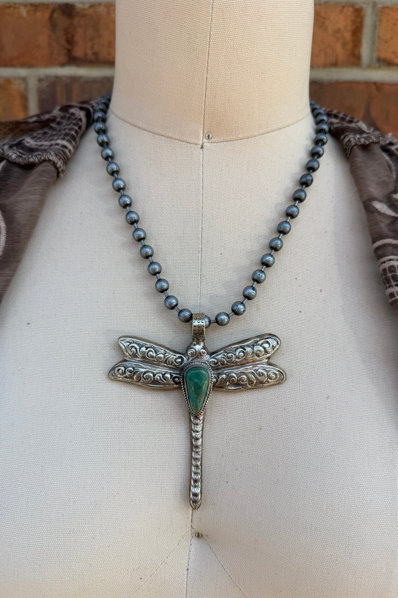 OOAK DragonFly style Necklace - ivyandlavyboutique ivyandlavyboutique