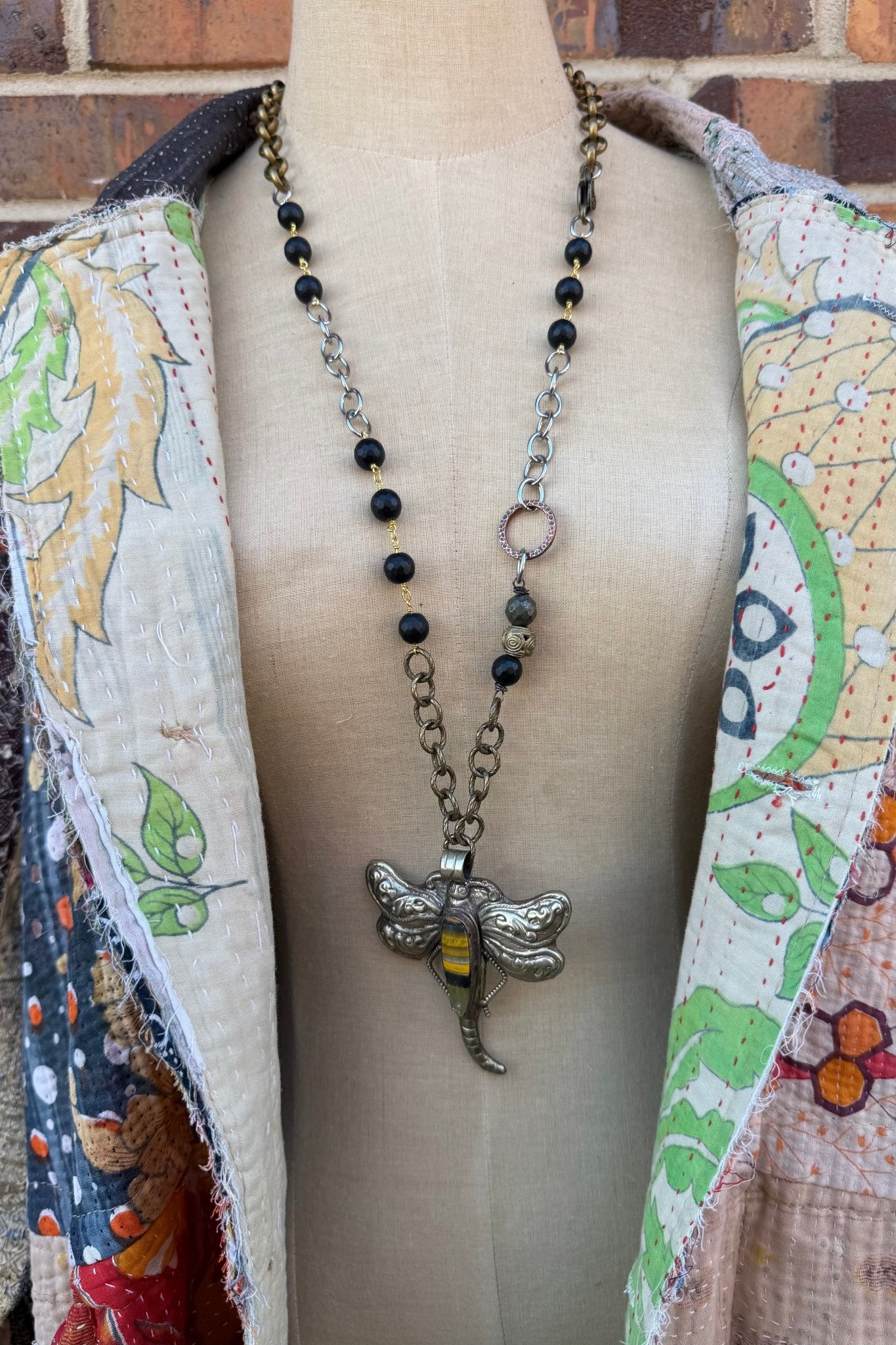 OOAK Judging Dragonfly NeckLace - ivyandlavyboutique ivyandlavyboutique