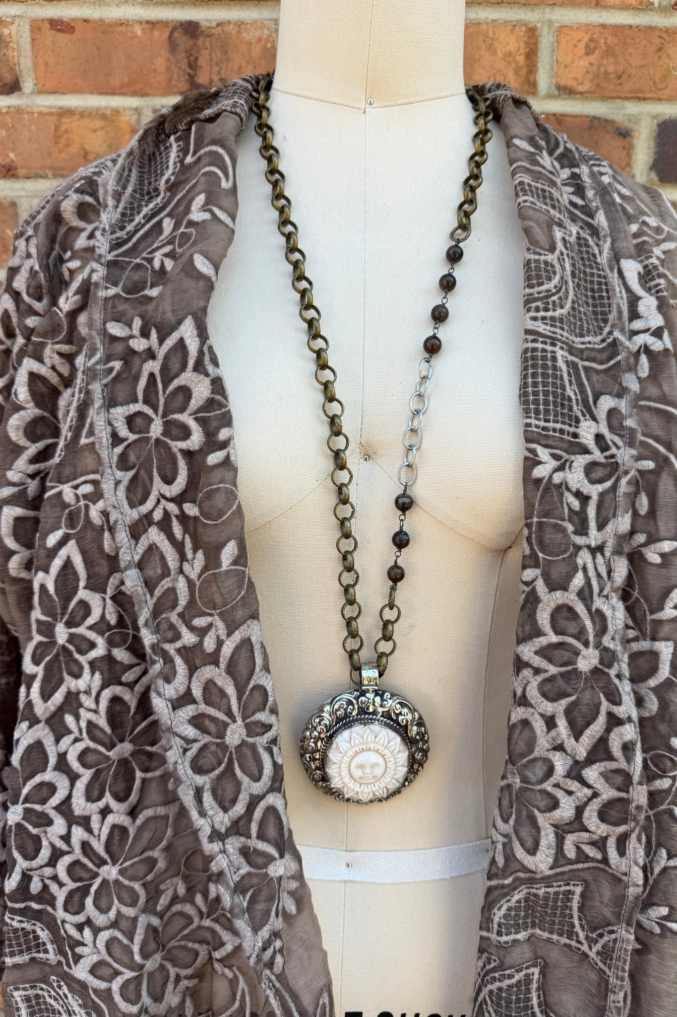 OOAK Sunshine in My Pocket Necklace - ivyandlavyboutique ivyandlavyboutique
