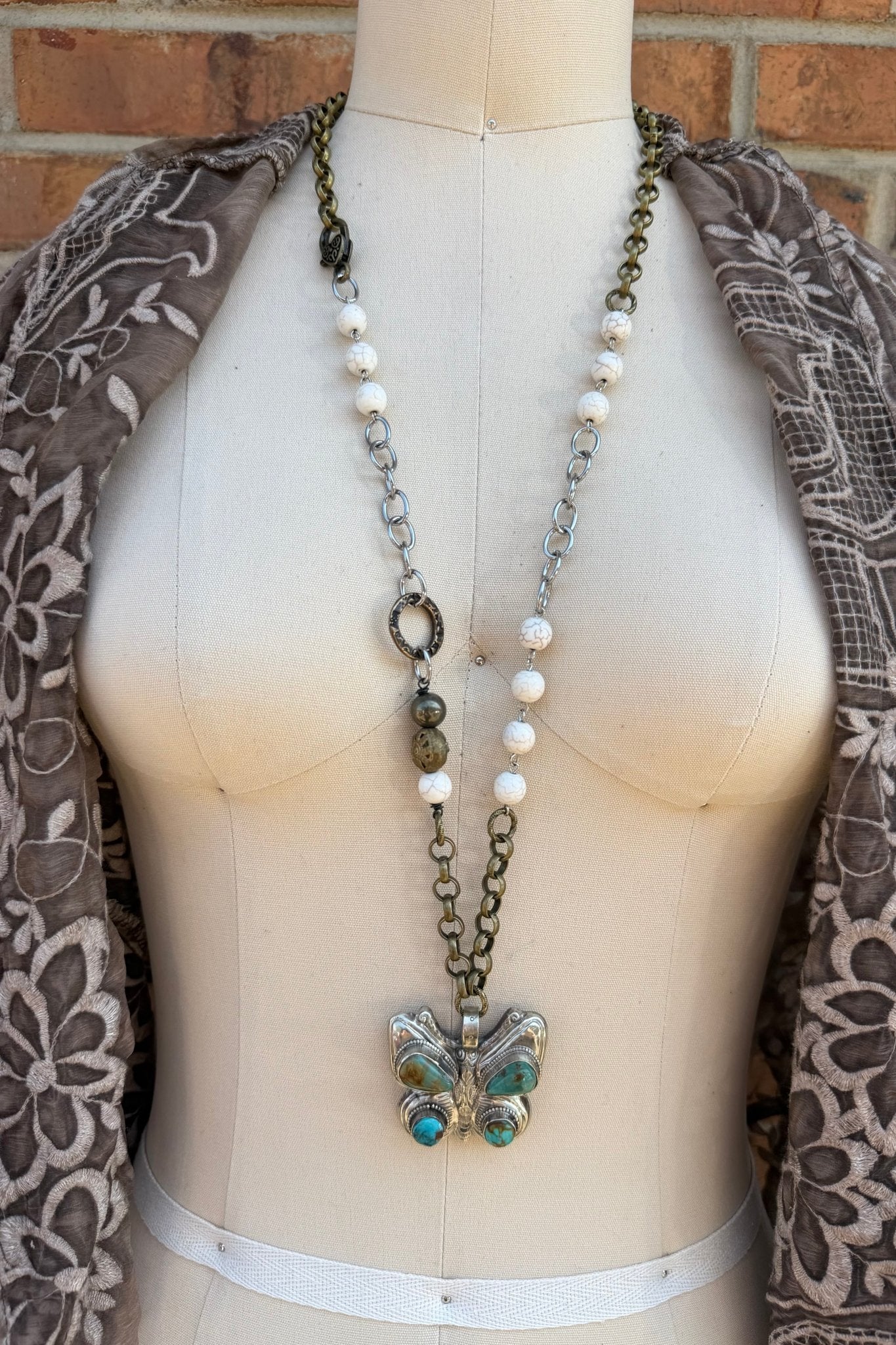 OOAK Whisper Butterfly Necklace - ivyandlavyboutique ivyandlavyboutique
