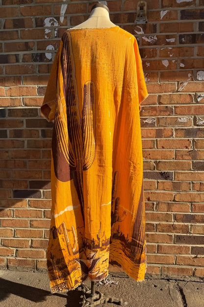Orange Hues desert Hi Lo Top - ivyandlavyboutique I LOVE LINEN