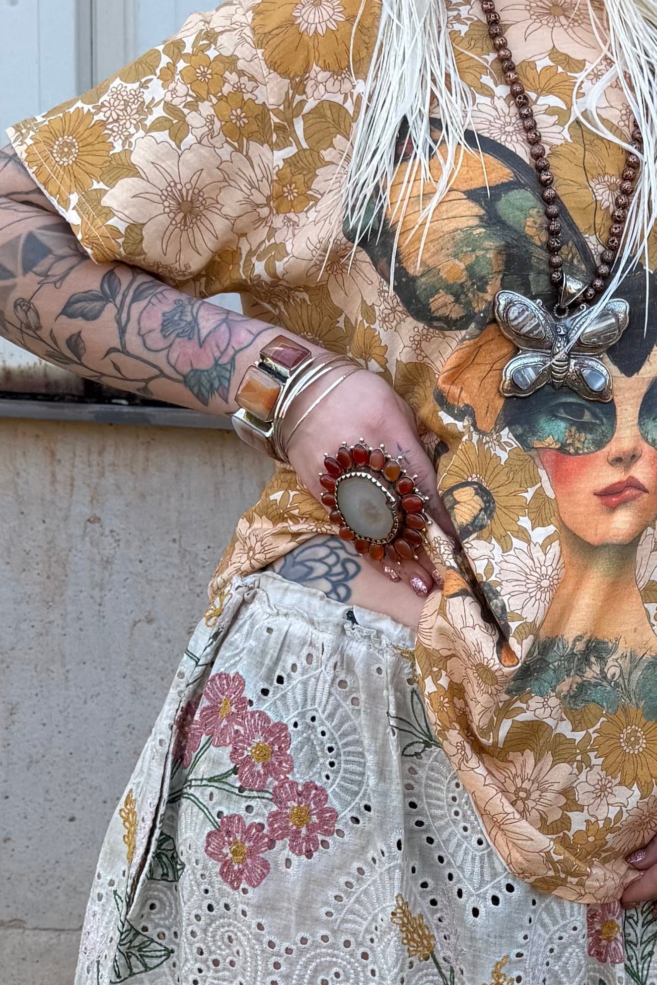 Orange Swirl Ring - ivyandlavyboutique ivyandlavyboutique