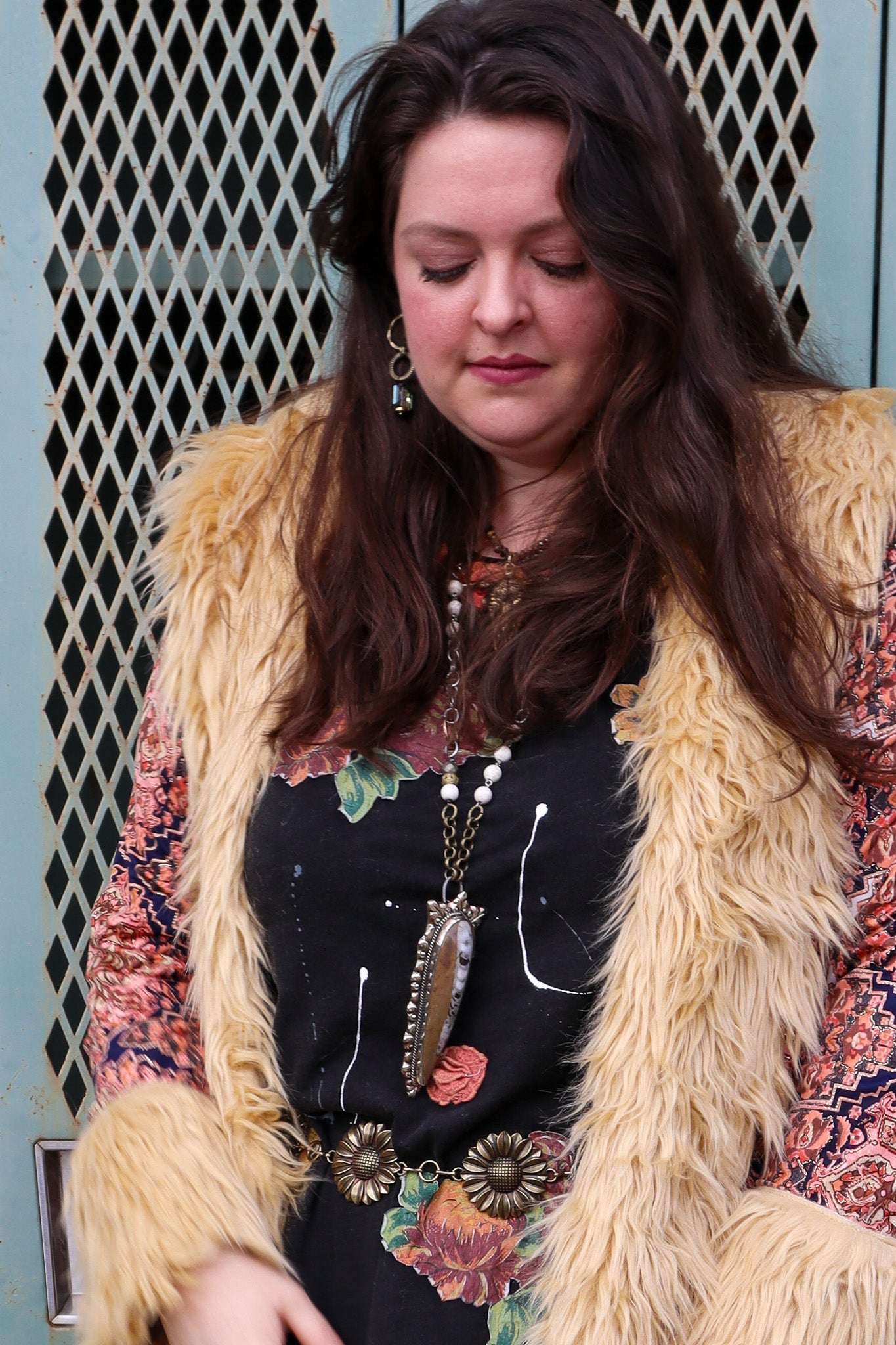 Orthoceras Fossil Statement Handmade Necklace - ivyandlavyboutique ivyandlavyboutique