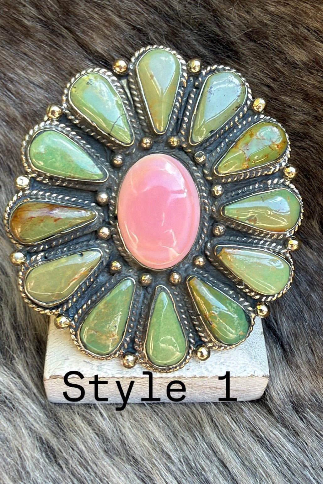 Oval Turquoise Statement Ring - Boho Wanderlust Boutique Boho Wanderlust Boutique