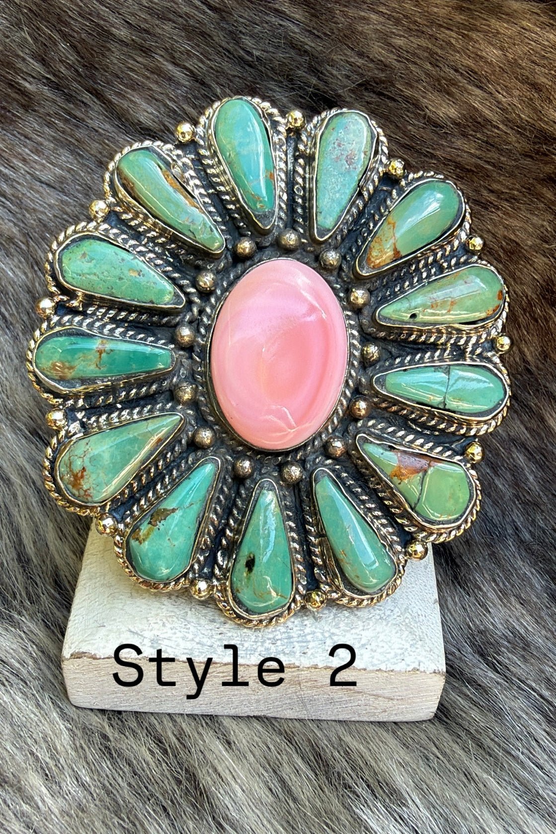 Oval Turquoise Statement Ring - Boho Wanderlust Boutique Boho Wanderlust Boutique
