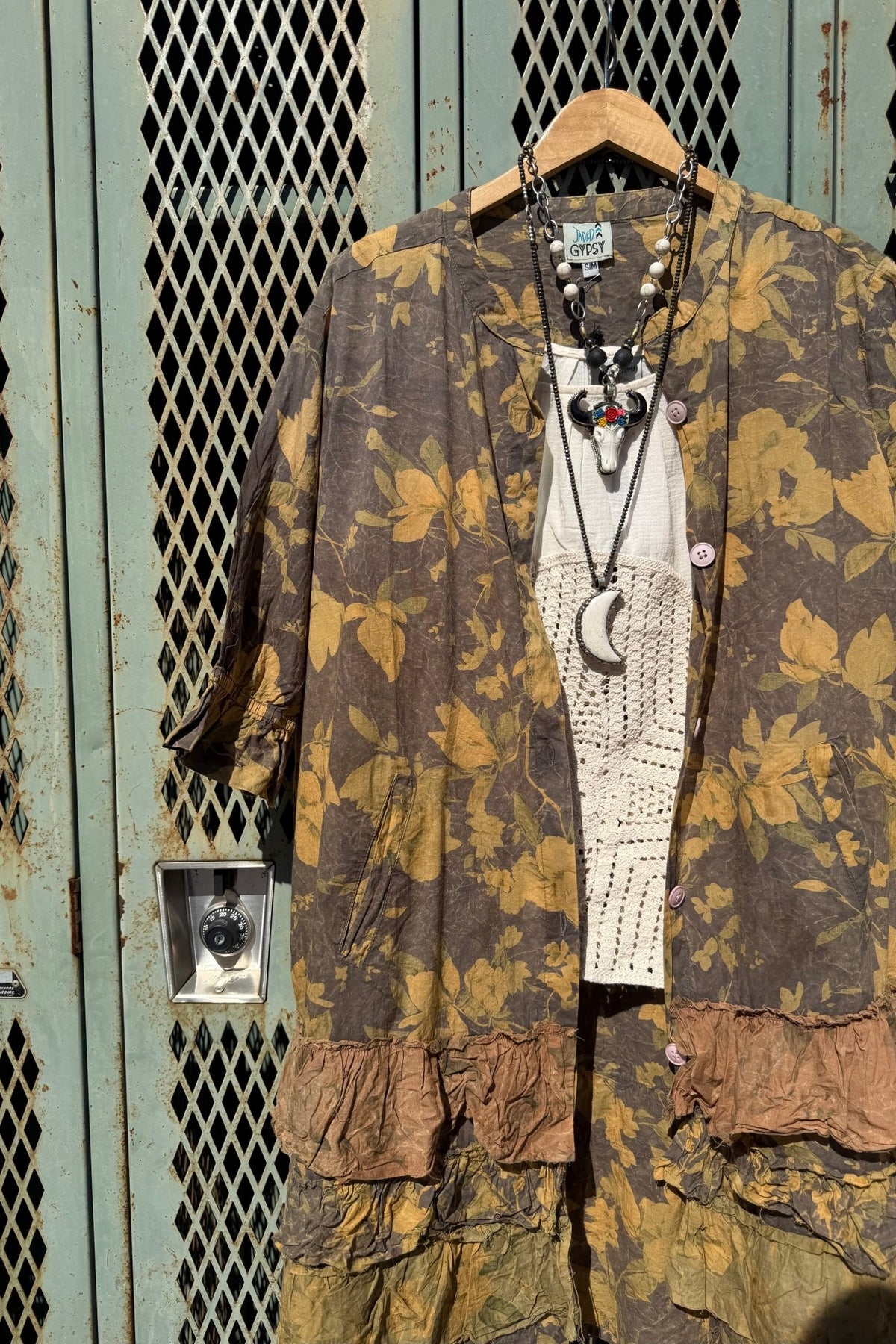 Painted Petals Duster Tunic - ivyandlavyboutique Jaded Gypsy