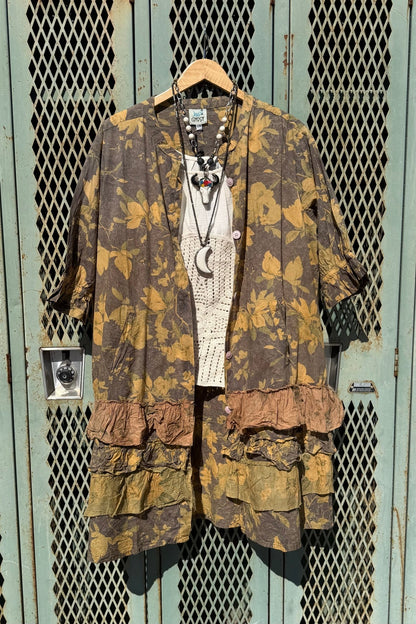 Painted Petals Duster Tunic - ivyandlavyboutique Jaded Gypsy