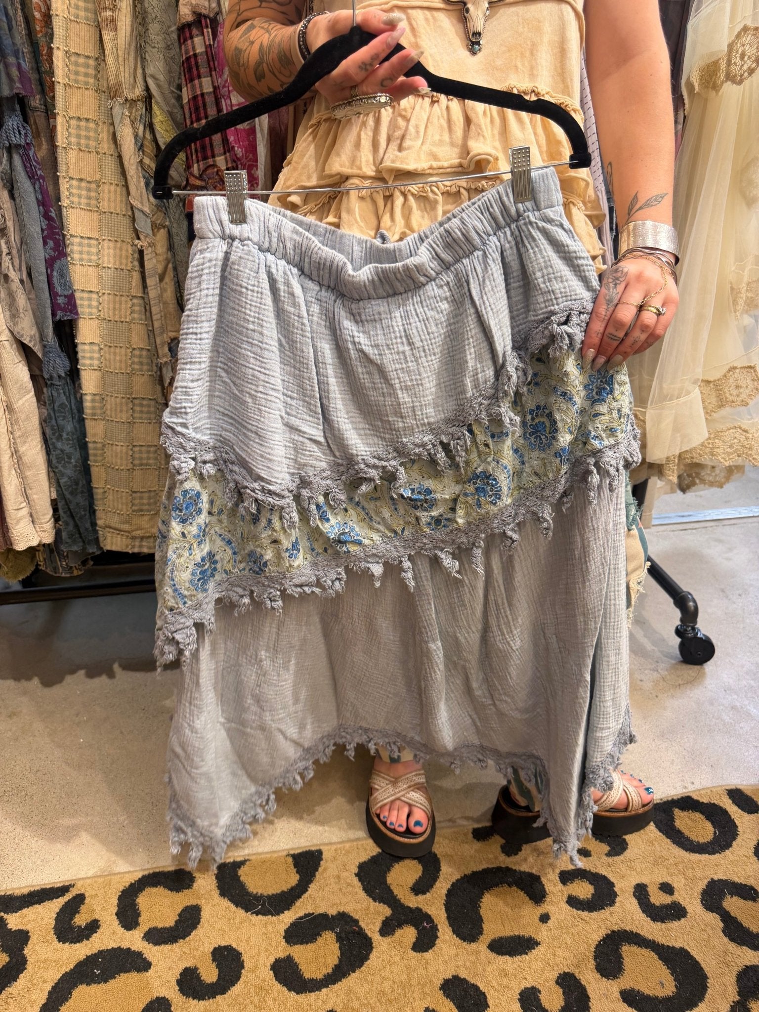 Painted Skies Skirt - ivyandlavyboutique Jaded Gypsy