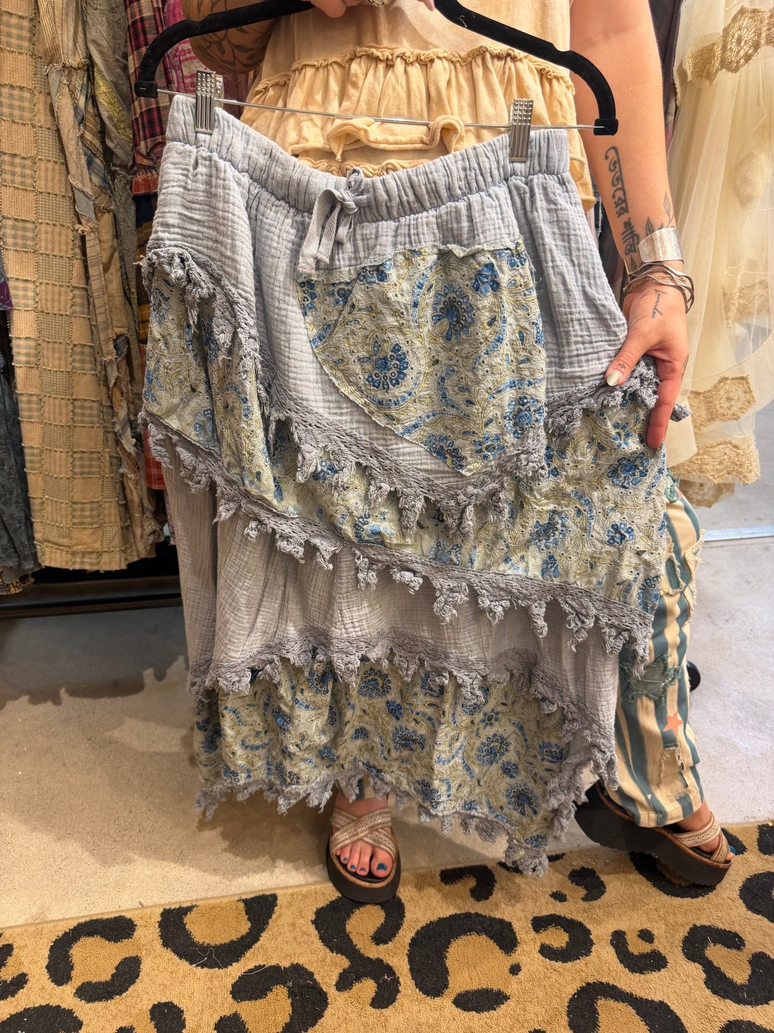 Painted Skies Skirt - ivyandlavyboutique Jaded Gypsy
