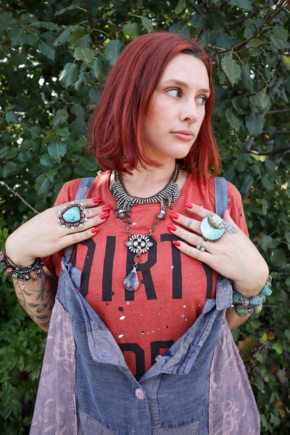 Patched Together Overalls - ivyandlavyboutique Jaded Gypsy