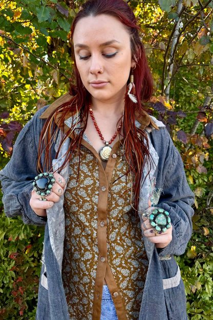 Patched Up Duster - ivyandlavyboutique Jaded Gypsy