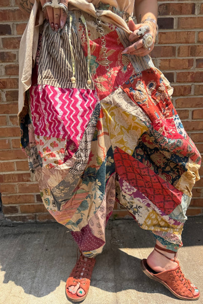 Patchwork Sunrise Pant - ivyandlavyboutique Jaded Gypsy