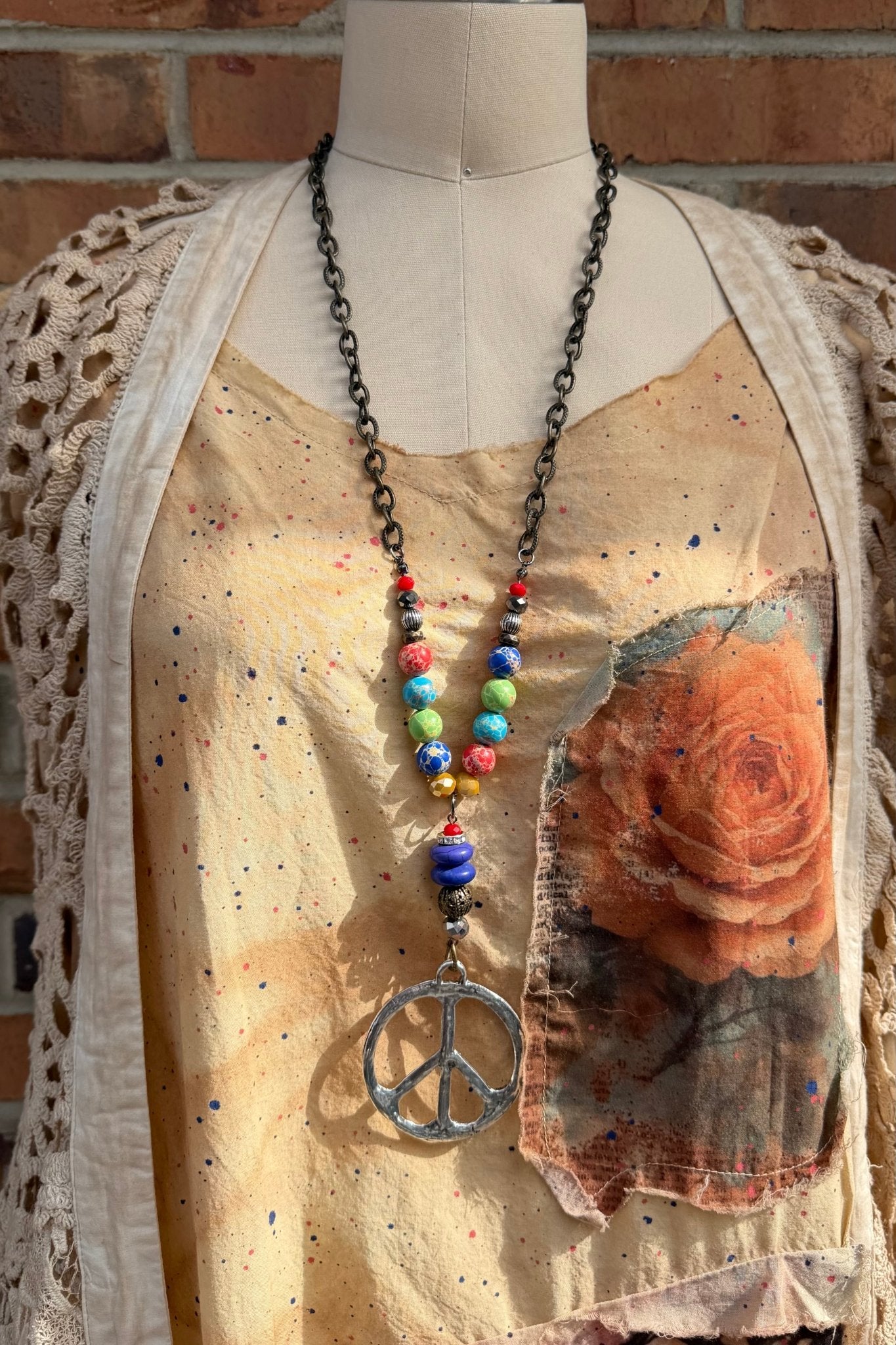 Peace Drop Necklace - ivyandlavyboutique Scooples Jewelry