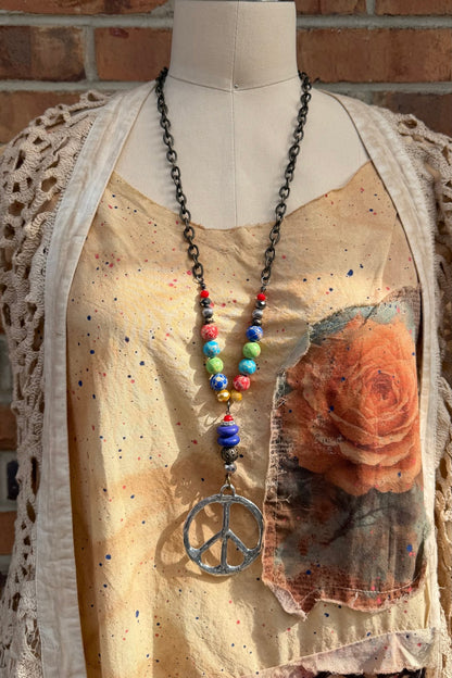 Peace Drop Necklace - ivyandlavyboutique Scooples Jewelry