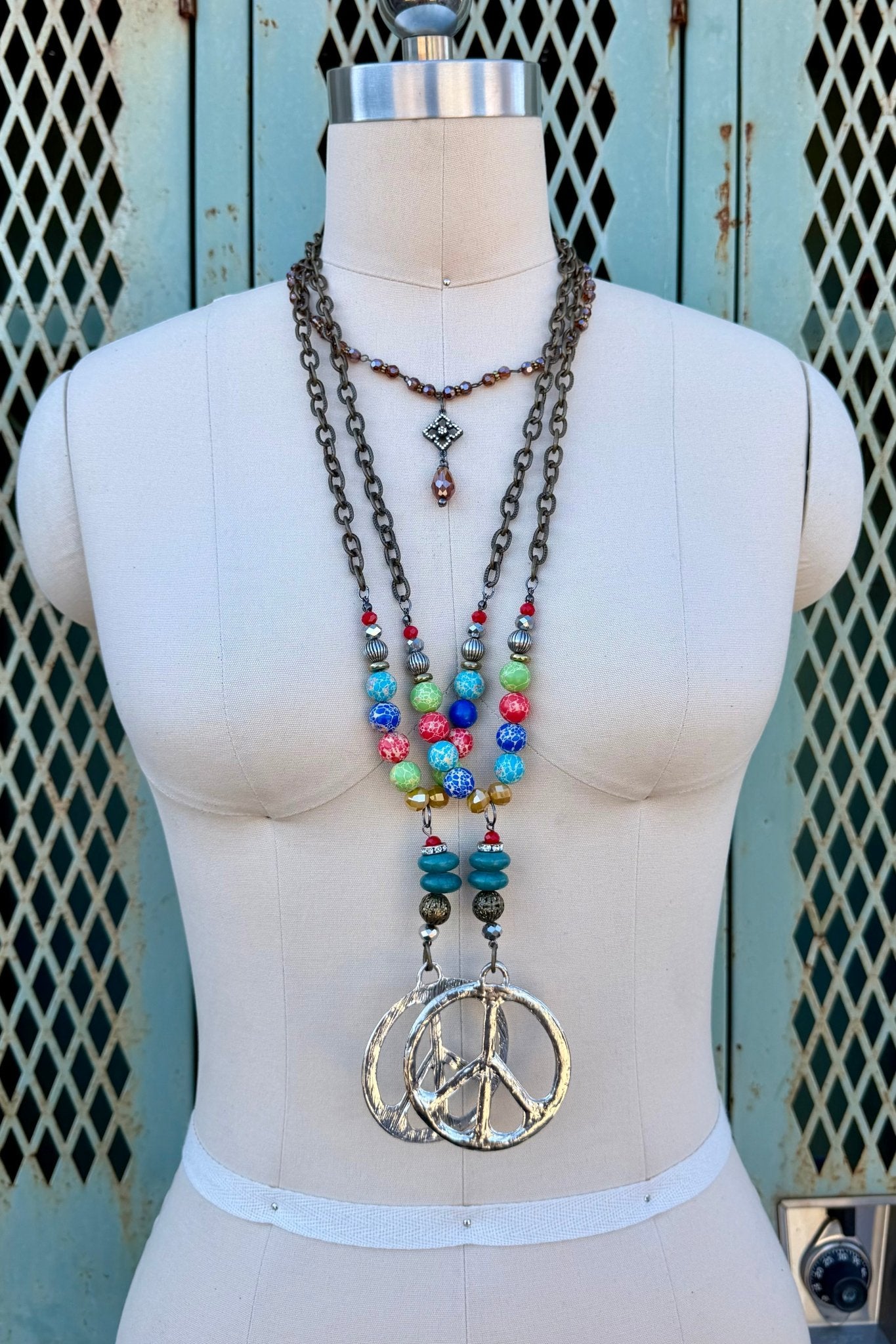 Peace Drop Necklace - ivyandlavyboutique Scooples Jewelry