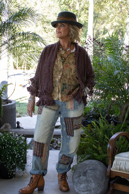 Peace & Love Jeans in Patched Up - ivyandlavyboutique Jaded Gypsy
