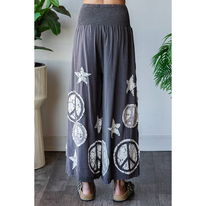 Peace & Star Patchwork Pant - ivyandlavyboutique Oli&Hali