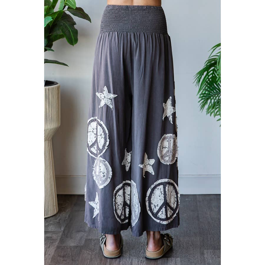 Peace & Star Patchwork Pant - ivyandlavyboutique Oli&Hali