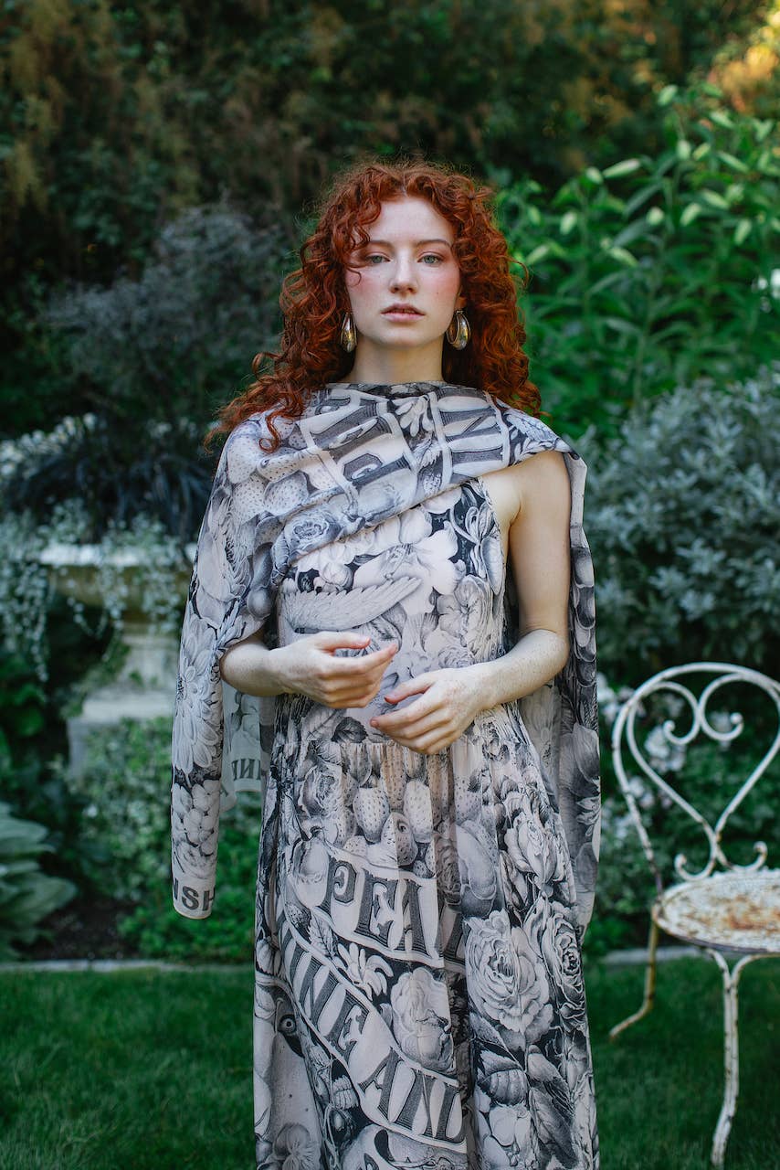 Peace Wine & Sunshine Printed Scarf - ivyandlavyboutique Market of Stars