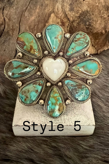 Pearl Heart In The Middle Ring - Boho Wanderlust Boutique Boho Wanderlust Boutique
