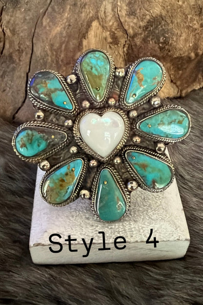 Pearl Heart In The Middle Ring - Boho Wanderlust Boutique Boho Wanderlust Boutique