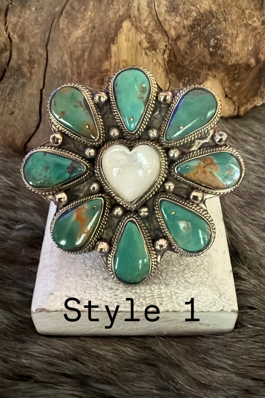 Pearl Heart In The Middle Ring - Boho Wanderlust Boutique Boho Wanderlust Boutique