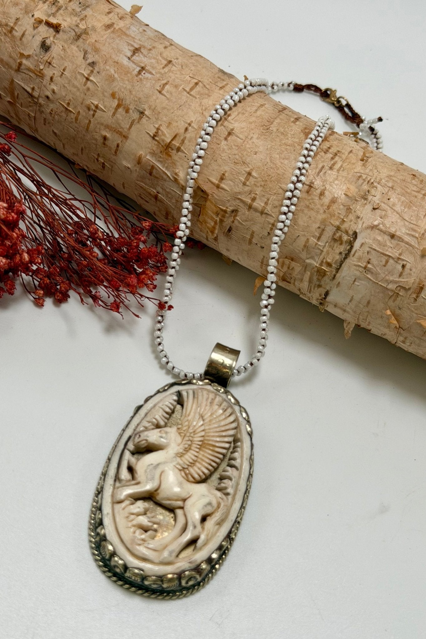 Pegasus Shortie Necklace - ivyandlavyboutique ivyandlavyboutique