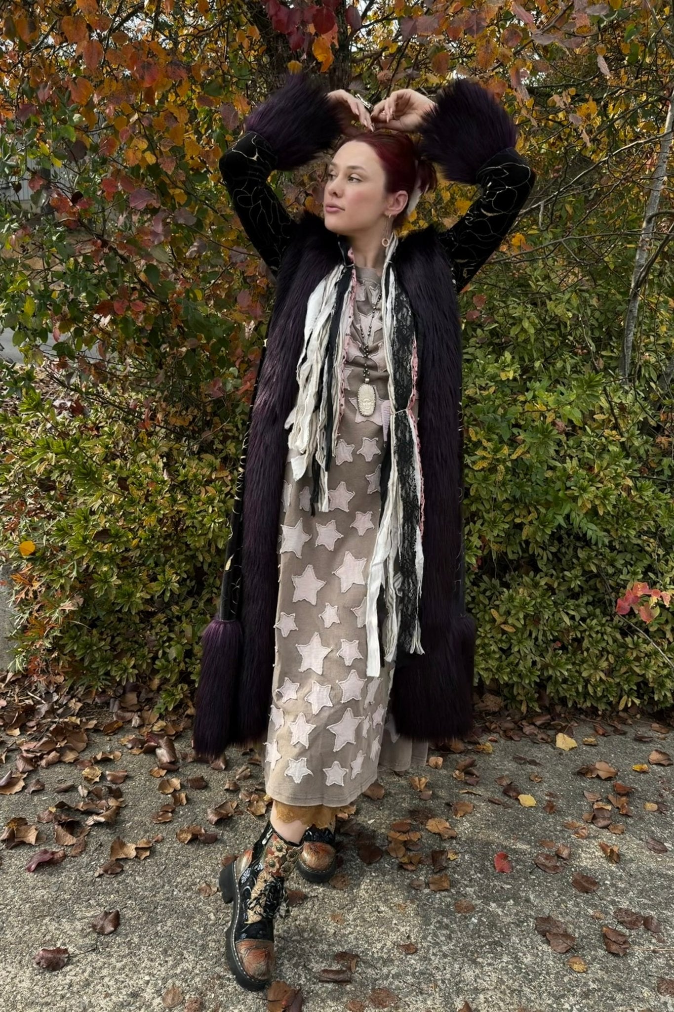 Penny Deluxe Le Lido Velvet Faux Fur Jacket - ivyandlavyboutique Jennafer Grace