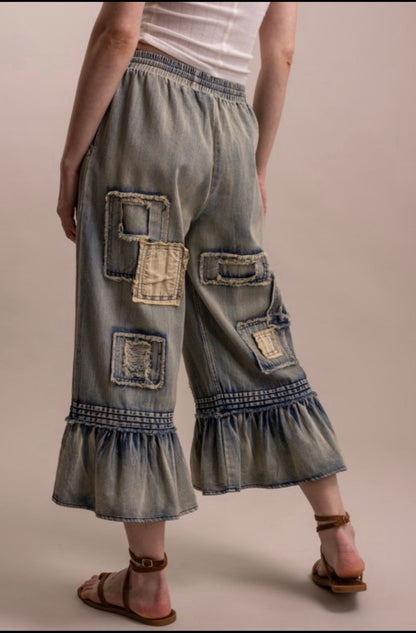 Pep In My Step Jean - ivyandlavyboutique Blue Velvet