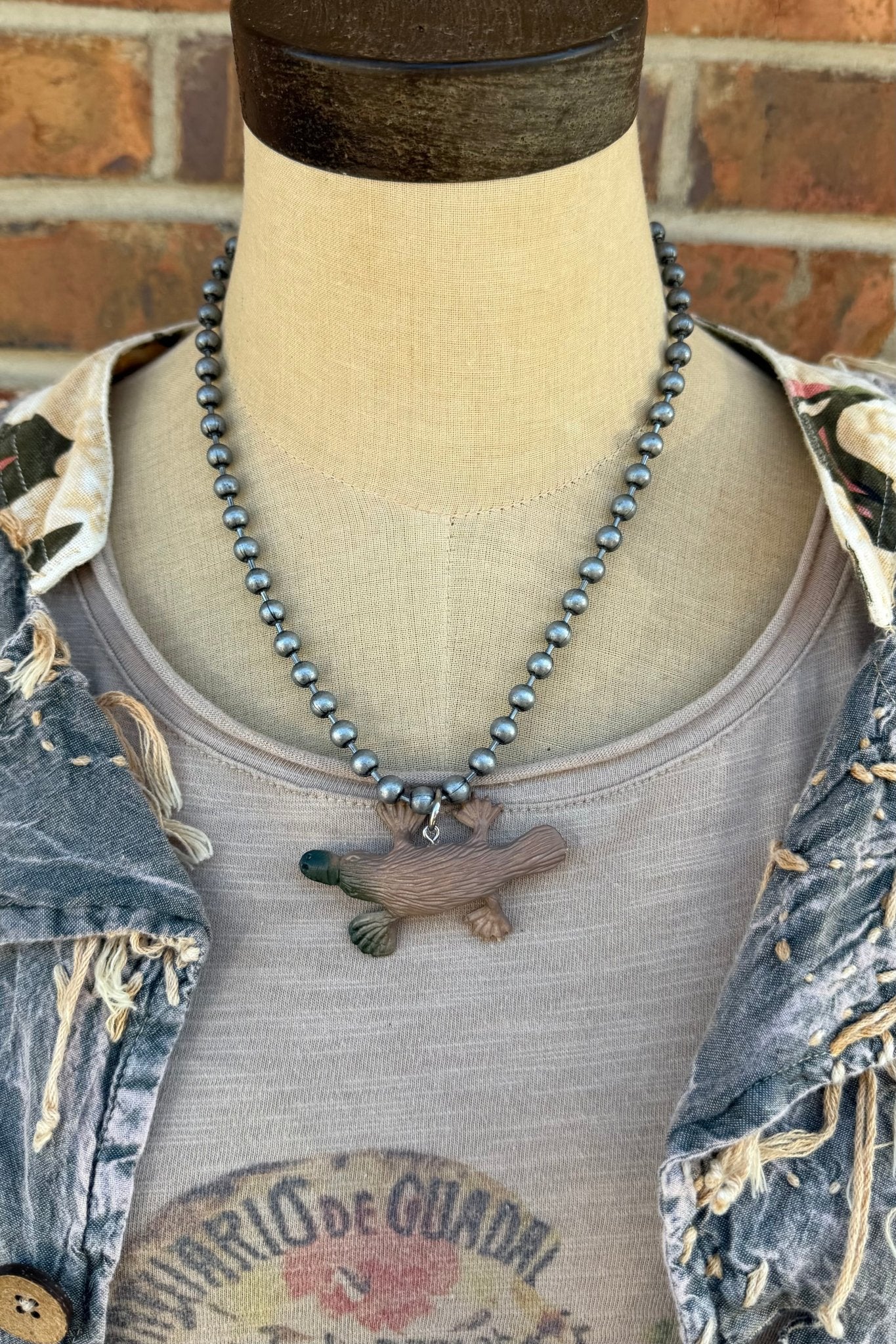 Perry the Platypus Inner Child Animal Necklace - ivyandlavyboutique ivyandlavyboutique